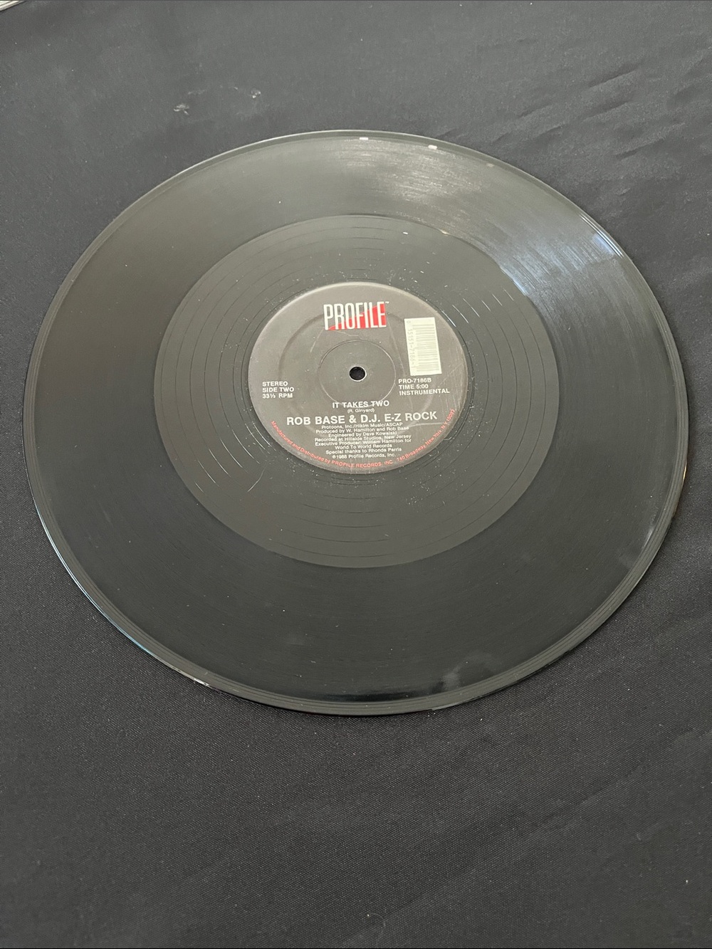 ROB BASE & D.J. E-Z ROCK "It Takes Two" Vinyl Record - Picture 8 of 8